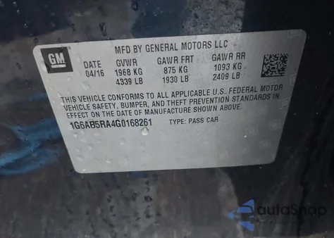 2016 Cadillac Ats Luxury Collection from USA, damaged, VIN 1G6AB5RA4G0168261